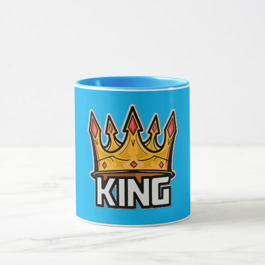 Stilvolle King Crown-Tasse Tasse (Zentrum)