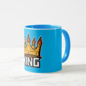 Stilvolle King Crown-Tasse Tasse (VorderseiteRechts)
