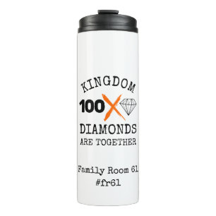 Stilvolle KINGDOM DIAMONDS FR61 Familienzimmer Thermosbecher