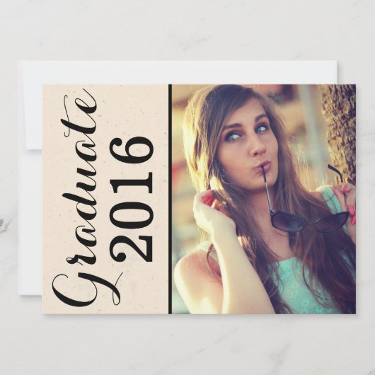 Stilvolle Klasse des 20xx-Abschlusses Einladung (Vorderseite)