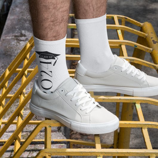 Stilvolle Klasse | Monogramm-Abschluss Socken