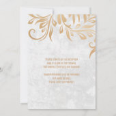 Stilvolle klassische Elemente Einladung (Rückseite)