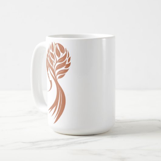 Stilvolle klassische Tasse für Frauen (Vorderseite Links)