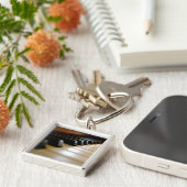 Stilvolle Klaviertastatur Schlüsselanhänger (Seite)