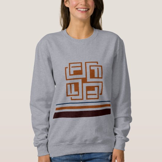 Stilvolle Kleidung für Frauen Sweatshirt (Vorderseite)