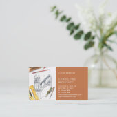 Stilvolle Konstruktionsarbeiten moderner Architekt Visitenkarte (Stehend Vorderseite)