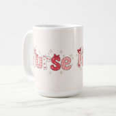 Stilvolle Krankenschwester Kaffeetasse (Vorderseite Links)