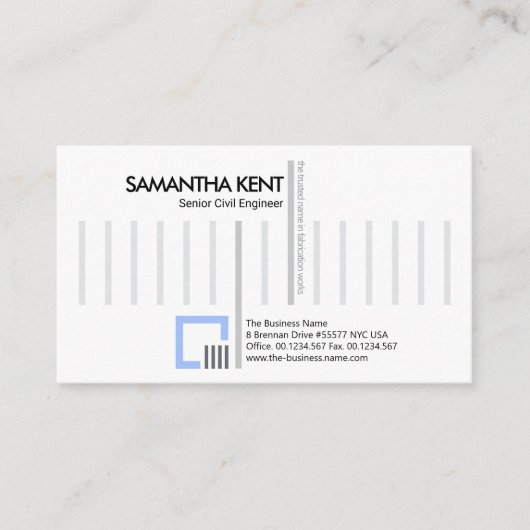 Stilvolle kreative Neukonstruktion Visitenkarte (Vorderseite)