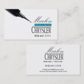 Stilvolle kreative Visitenkarten des Visitenkarte (Vorne/Hinten)