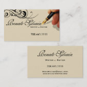 Stilvolle kreative Visitenkarten des Visitenkarte (Vorne/Hinten)