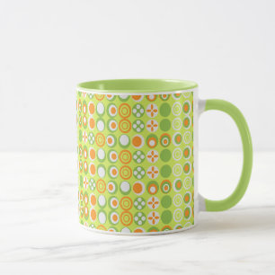 Stilvolle Kreismuster Ringer MugMug Tasse