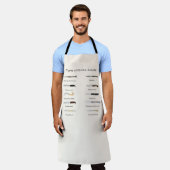Stilvolle Küchen- & BBQ-Essentials Schürze (Getragen)