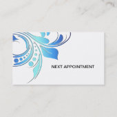 Stilvolle kundengerechte Visitenkarten Terminkarte (Rückseite)