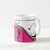 Stilvolle kundenspezifische Kaffee-Tasse Kaffeetasse (VorderseiteRechts)