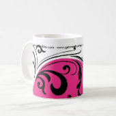 Stilvolle kundenspezifische Kaffee-Tasse Kaffeetasse (Vorderseite Links)