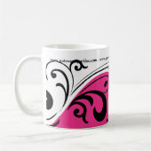 Stilvolle kundenspezifische Kaffee-Tasse Kaffeetasse (Links)