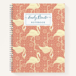 Stilvolle Kunst und Handwerk inspiriert Flamingo M Notizblock