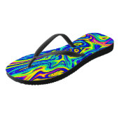 Stilvolle Kunstmuster Badesandalen (Schrägansicht)