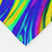 Stilvolle Kunstmuster Fleecedecke (Ecke)