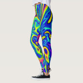 Stilvolle Kunstmuster Leggings (Links)