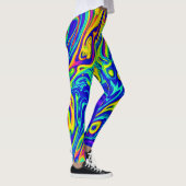 Stilvolle Kunstmuster Leggings (Rechts)