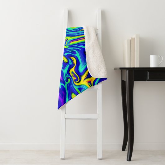 Stilvolle Kunstmuster Sherpadecke (Beispiel)