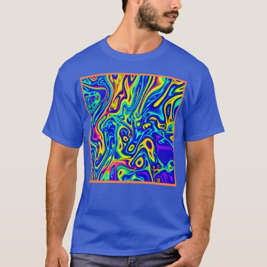 Stilvolle Kunstmuster T-Shirt (Vorderseite)