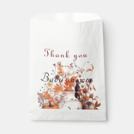 Stilvolle Kürbisfallen Babydusche Geschenktütchen