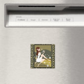 Stilvolle Lady Customizable Magnet (In Situ (Geschirrspüler))