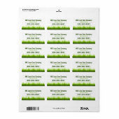 Stilvolle Landschaftsschutzdienste Adressaufkleber (Vorne)