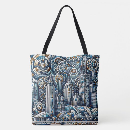 Stilvolle Large Chicago Shoulder Tasche (Rückseite)