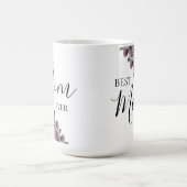Stilvolle Lavender Floral Beste Mama je Kaffeetasse (Mittel)