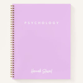 Stilvolle Lavender Lila Minimalistische Girly Stud Notizblock