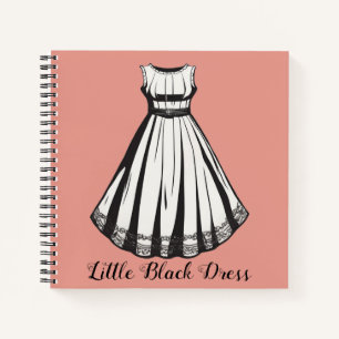 Stilvolle LBD - Little Black Dress Fashion Diary Notizblock