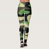 Stilvolle Leggings in Camouflage (Rückseite)