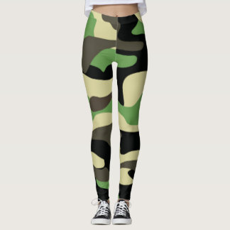 Stilvolle Leggings in Camouflage