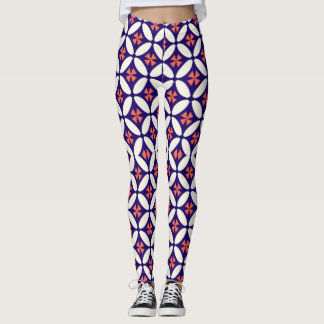 Stilvolle Leggings mit geometrischem Muster für Fr