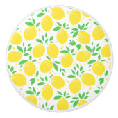 Stilvolle Lemon Yellow Obstgarten Keramik Knob Keramikknauf (Vorderseite)