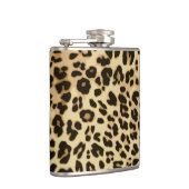 Stilvolle Leopard Animal Print Flachmann (Rechts)