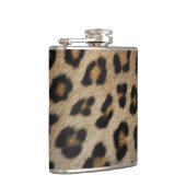 Stilvolle leopard-Cheetah-Pelztiermuster Flachmann (Rechts)