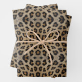 Stilvolle leopard-Cheetah-Pelztiermuster Geschenkpapier Set (Beispiel)