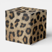Stilvolle leopard-Cheetah-Pelztiermuster Geschenkschachtel (Rückseite)