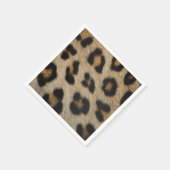 Stilvolle leopard-Cheetah-Pelztiermuster Serviette (Ecke)