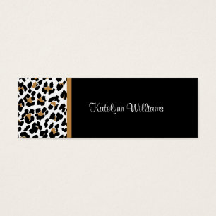 Stilvolle Leopard-Druck-Verabredungs-Karte