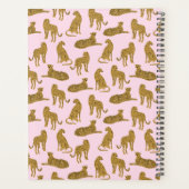 Stilvolle Leopard-Musterbezeichnung | Pink Planner Planer (Rückseite)