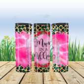 Stilvolle Leopard Print Design feiert Mum Thermosbecher