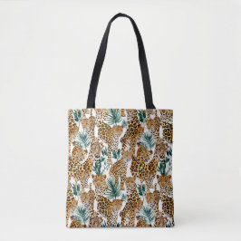 Stilvolle Leopard Print Tote Bag - Chic & Trendy Tasche