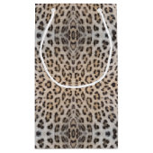 Stilvolle Leoparden-Hautfell-Muster chic Kleine Geschenktüte (Rückseite)
