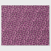 Stilvolle Leopardendrucke Geschenkpapier (Flach)