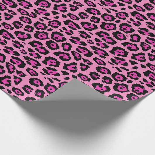 Stilvolle Leopardendrucke Geschenkpapier (Ecke)